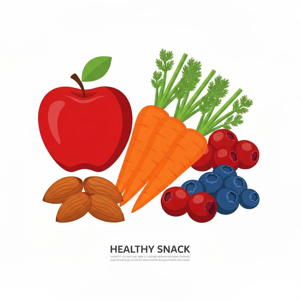 Various snacking options displayed